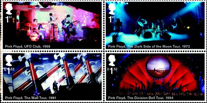 İngiliz Kraliyet Posta Servisi’nden Pink Floyd Pulları